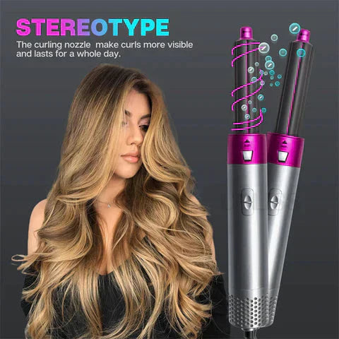 Muti-Functional 5 IN 1 Hair Styler With Comb - Special Offer Price