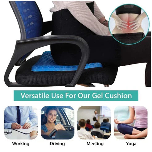 Relaxable & Smoothy Confortable Suppot Cushion for Office Chair, Wheelchair, or for Back Pain