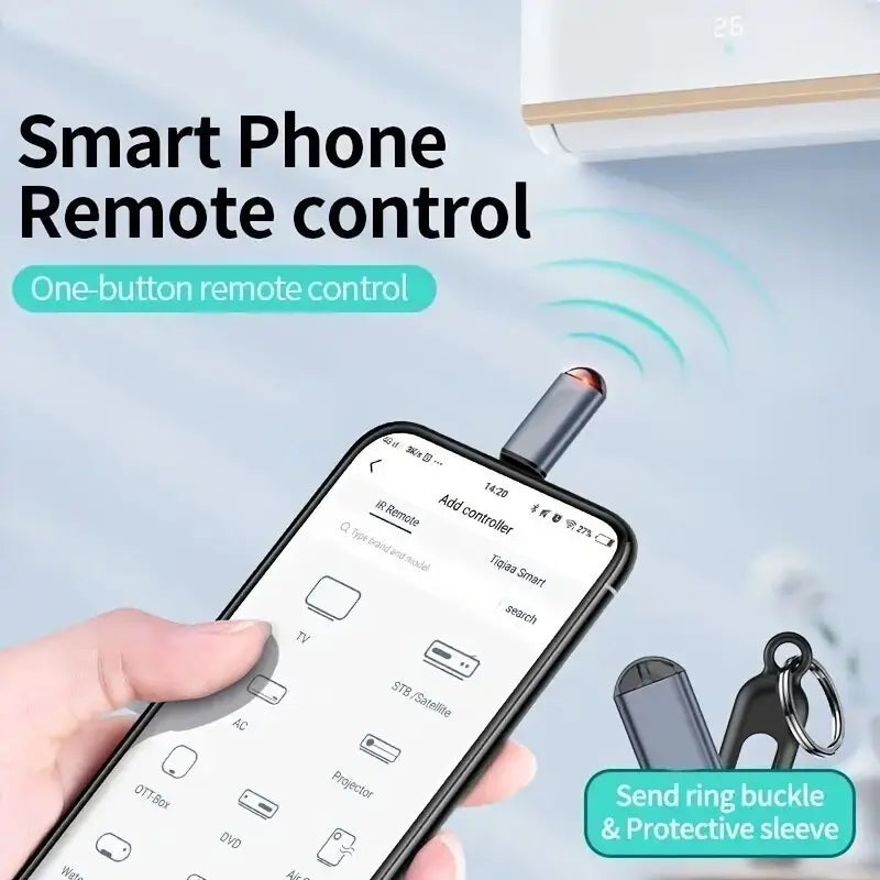 Type-C 5th Gen Mini Smartphone IR Remote Controller Adapter - Trust By Smart Tech