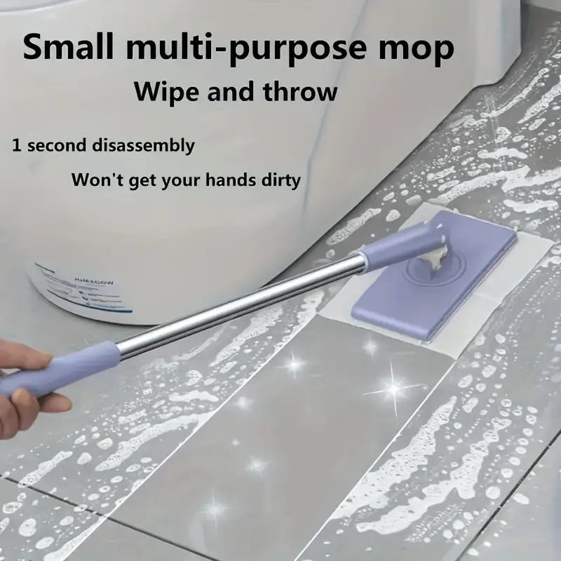 Easy-Clean Mini Mop With Auto Cloth Grip