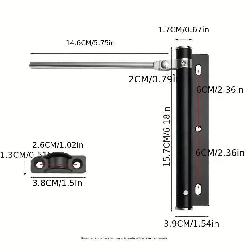 Lightweight Automatic Self-Closing Spring Door