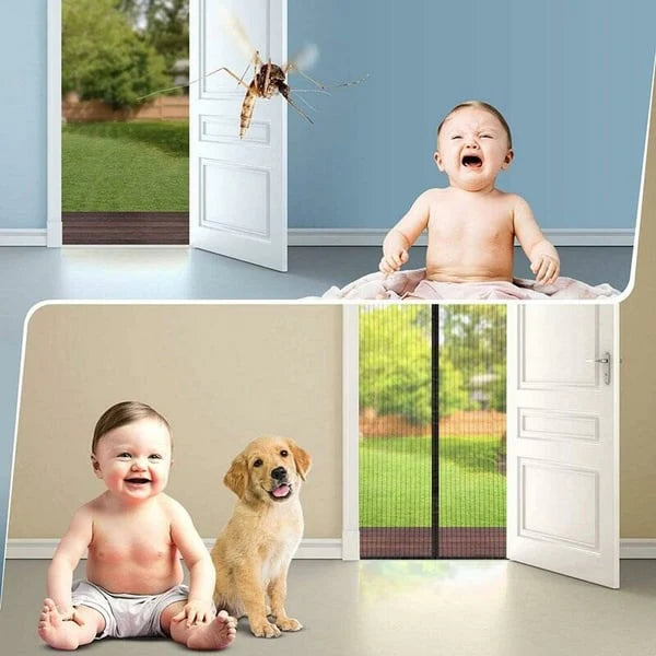 Magic Mesh | Magnetic Mosquito Screen Door (Premium Quality) @ Just Rs.599/-