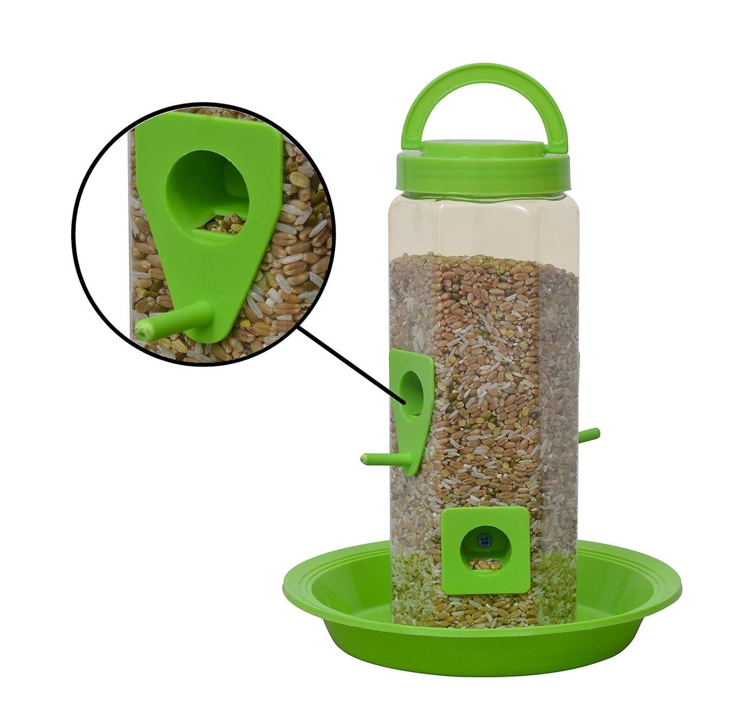 Bird Food and Water Feeder Hanging for Balcony  @499/-