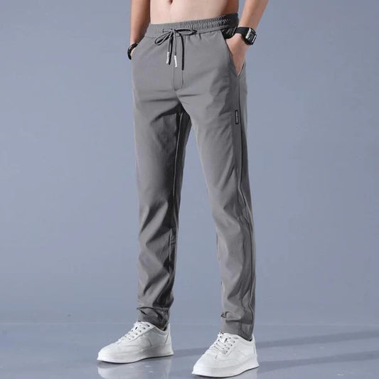 🔥Buy1 Get 1 Free💥🤩PREMIUM MEN'S HIGH STRETCH SKINNY LYCRA PANTS(Black & Gray) 🔥