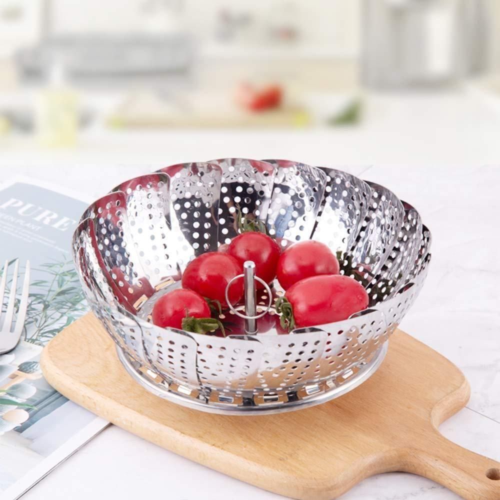 Stainless Steel Folding Steamer Basket