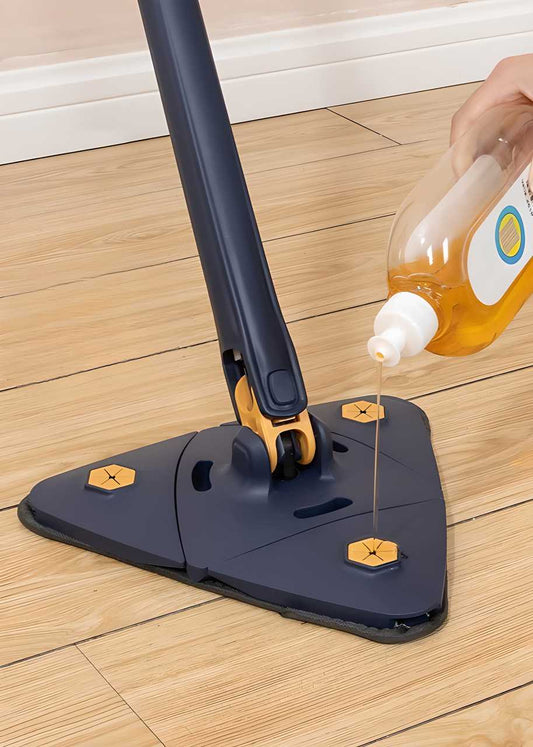 Blue Squeezing Triangle Cleaning Mop - Special Offer Price