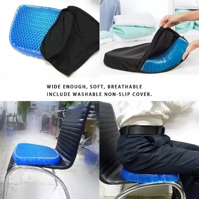 Relaxable Cushion for Office Chair, Wheelchair, or Home Rubber Cushion for Back Pain