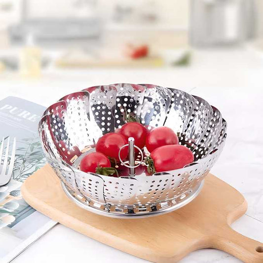 Stainless Steel Folding Steamer Basket