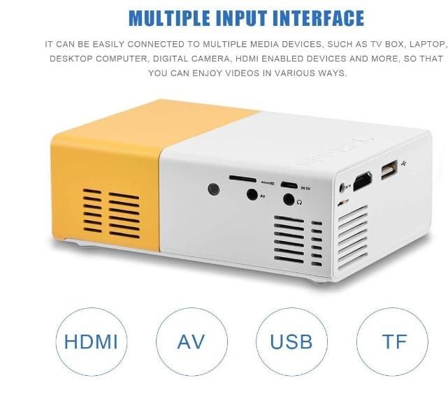 LED Home HD Mini Portable Micro Projector