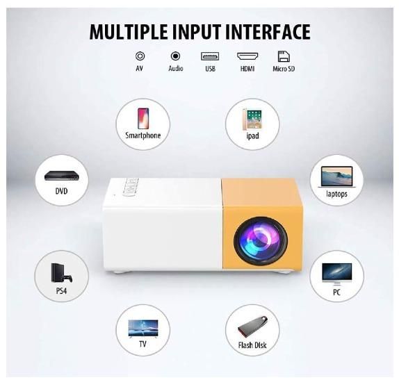 LED Home HD Mini Portable Micro Projector