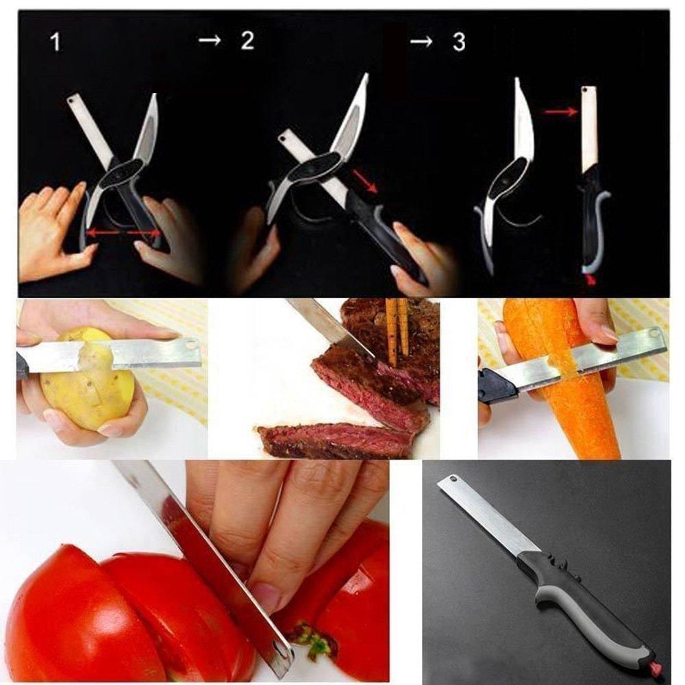 2 in 1 Clever Cutter For Kitchen - Easy Cutting & Easy To Use