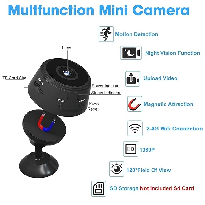 Rechargeable Wi-Fi HD CCTV Live Camera