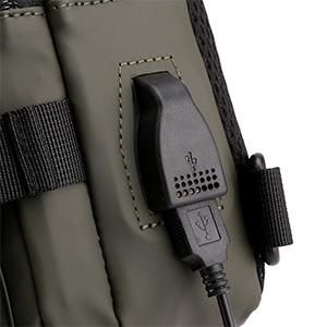 Multifunctional Sling Bag with USB Charging Port