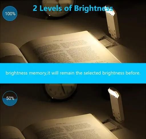 🔥50% OFF 🔥 Rechargeable Book Reading Light | Brightness and Temperature Adjustable