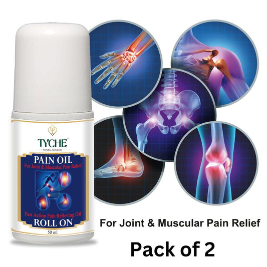 Tyche Pain Oil - Joint & Muscular Pain Relief Oil 50 ml (Pack of 2)