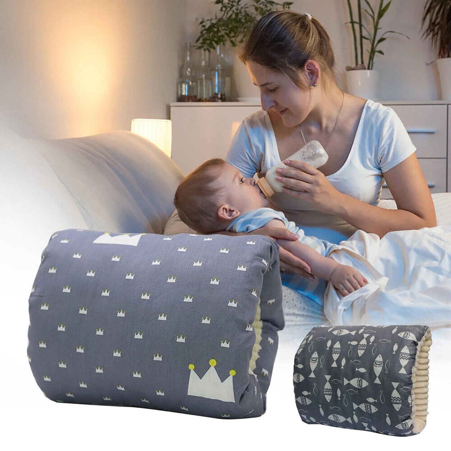 CozyCradle Nursing Pillow - Best For Baby's Neck 👶