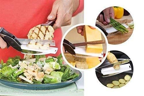 2 in 1 Clever Cutter For Kitchen - Easy Cutting & Easy To Use