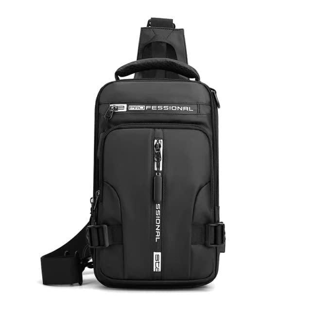 Multifunctional Sling Bag with USB Charging Port