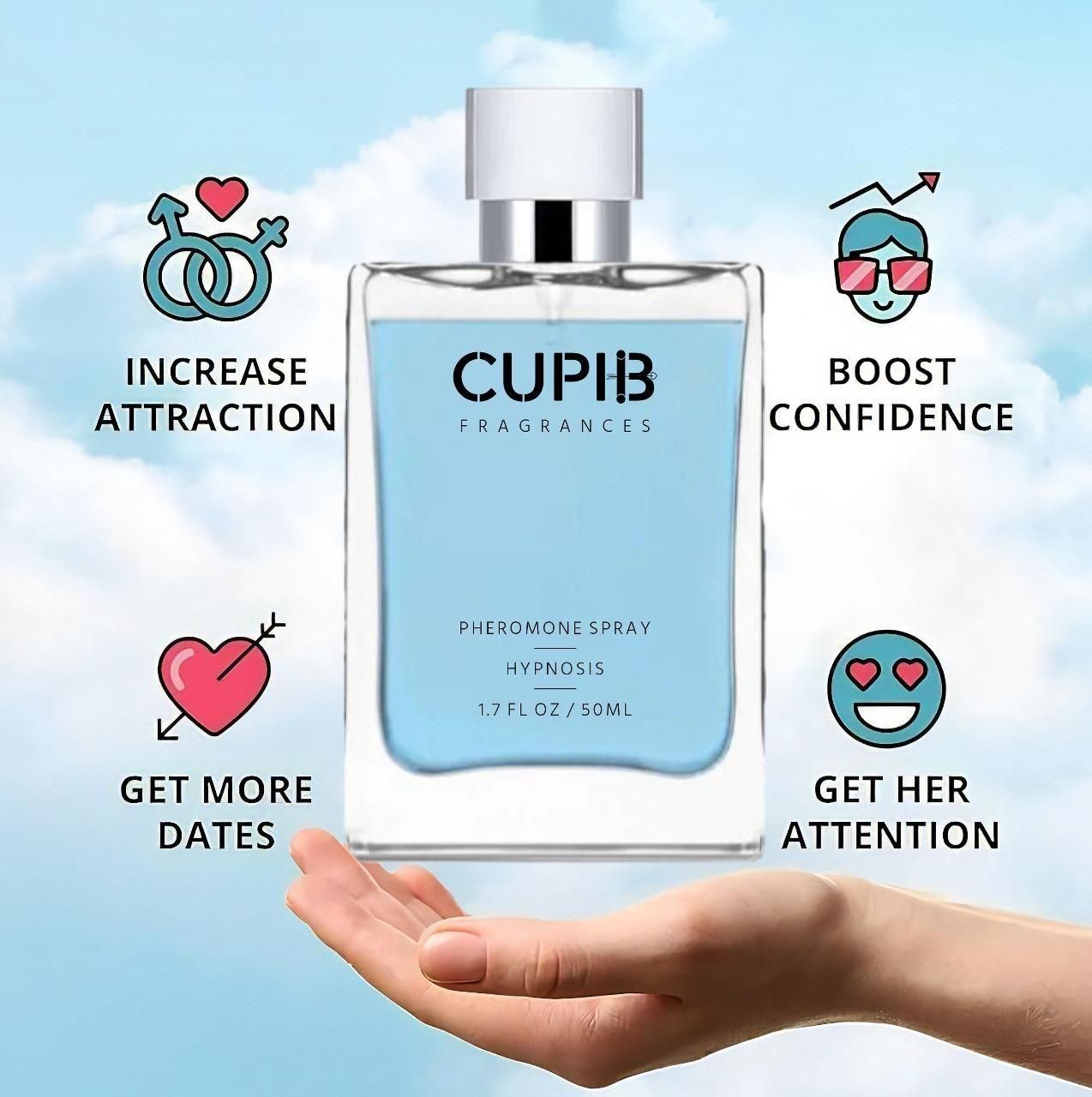 Cupid Pheromone Cologne for Men - BUY 1 GET 1 FREE