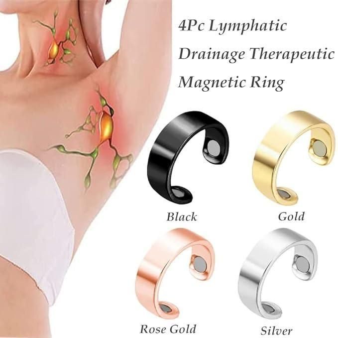 1  Pcs Lymphatic Drainage Therapeutic Magnetic Ring for Men and Women