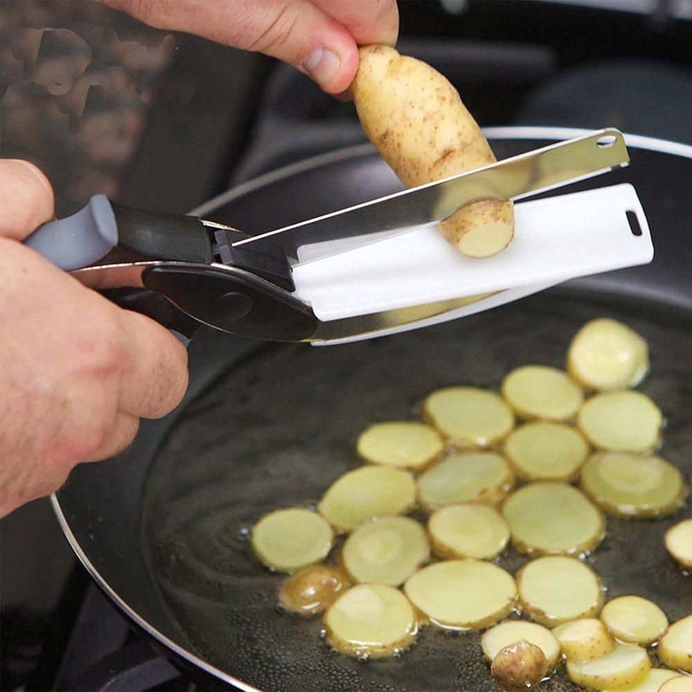 2 in 1 Clever Cutter For Kitchen - Easy Cutting & Easy To Use