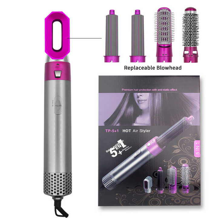 Muti-Functional 5 IN 1 Hair Styler With Comb - Special Offer Price