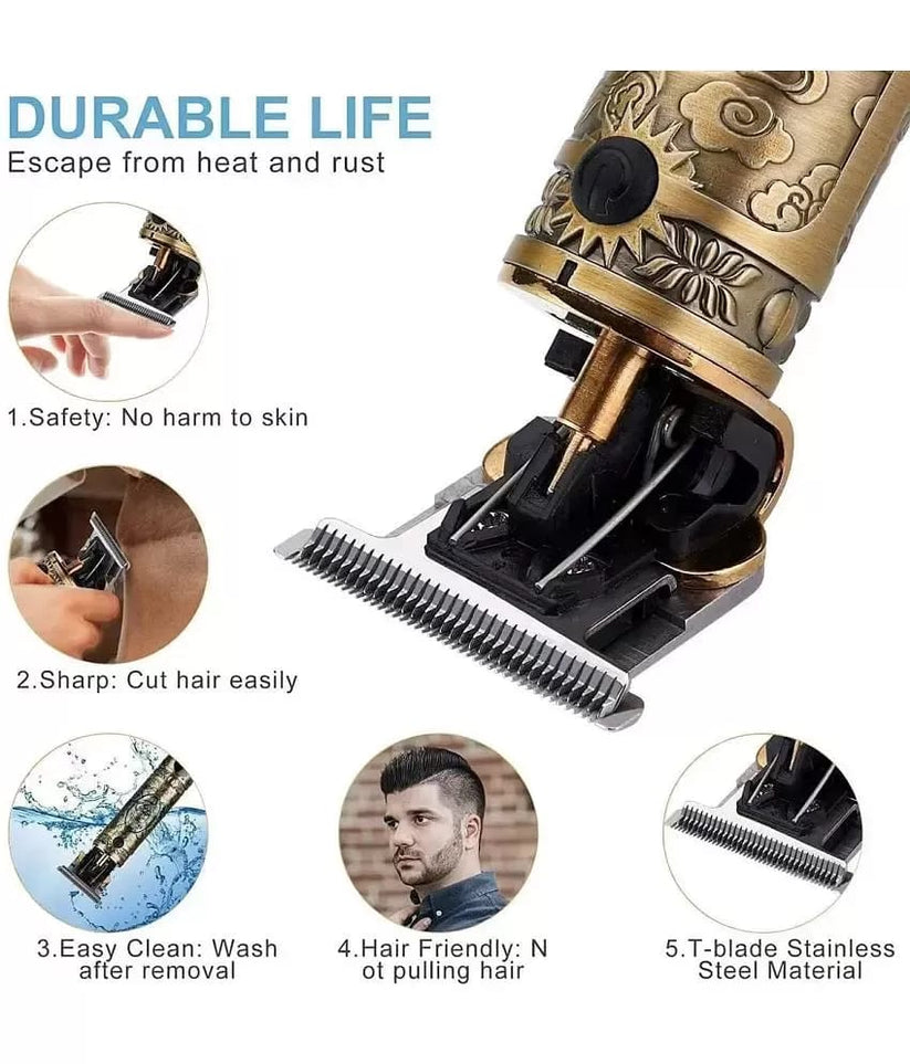 Men's Hair Buddha Style, Adjustable Blade, Close Cut Trimmer, 1200 Mah Battery @ Just Rs.599/-