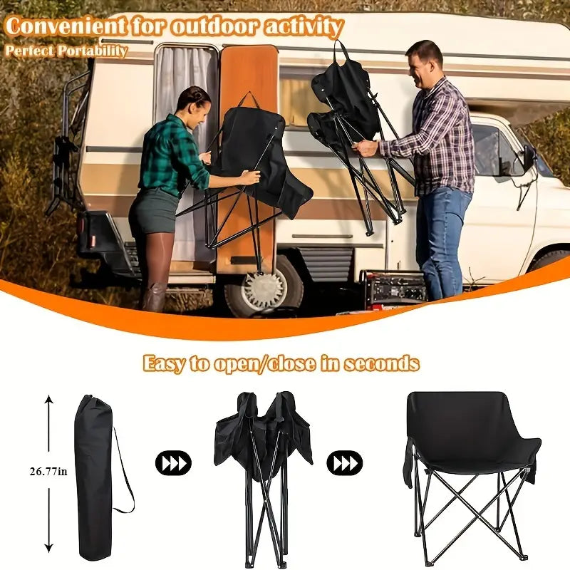 Lightweight Portable Foldable Camping Chair - 50%OFF NOW